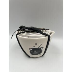 NEW Rae Dunn Halloween Ceramic "Cauldron" Measuring Cups - Fast Shipping!